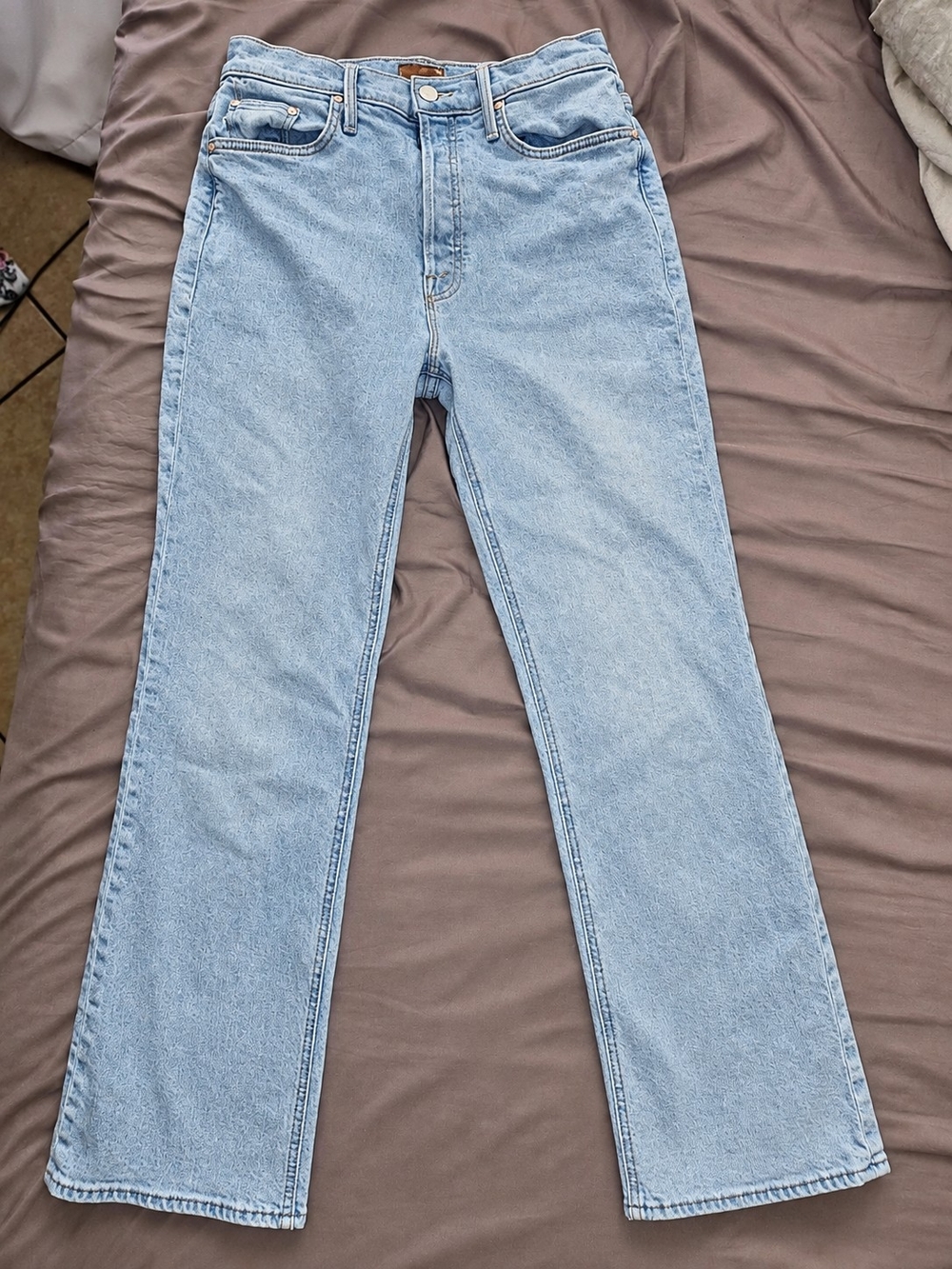MOTHER Light Blue The Tripper Ankle -27